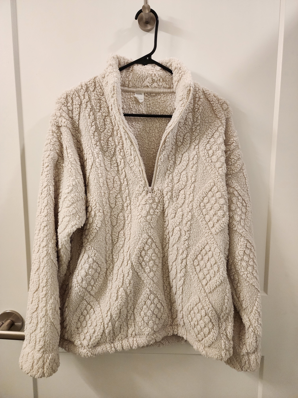 Gilly Hicks Oversized Quarter Zip Sweatshirt